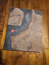 Black Walnut Epoxy Cutting Board 9-3/8  x11-3/4  x1-3/8  