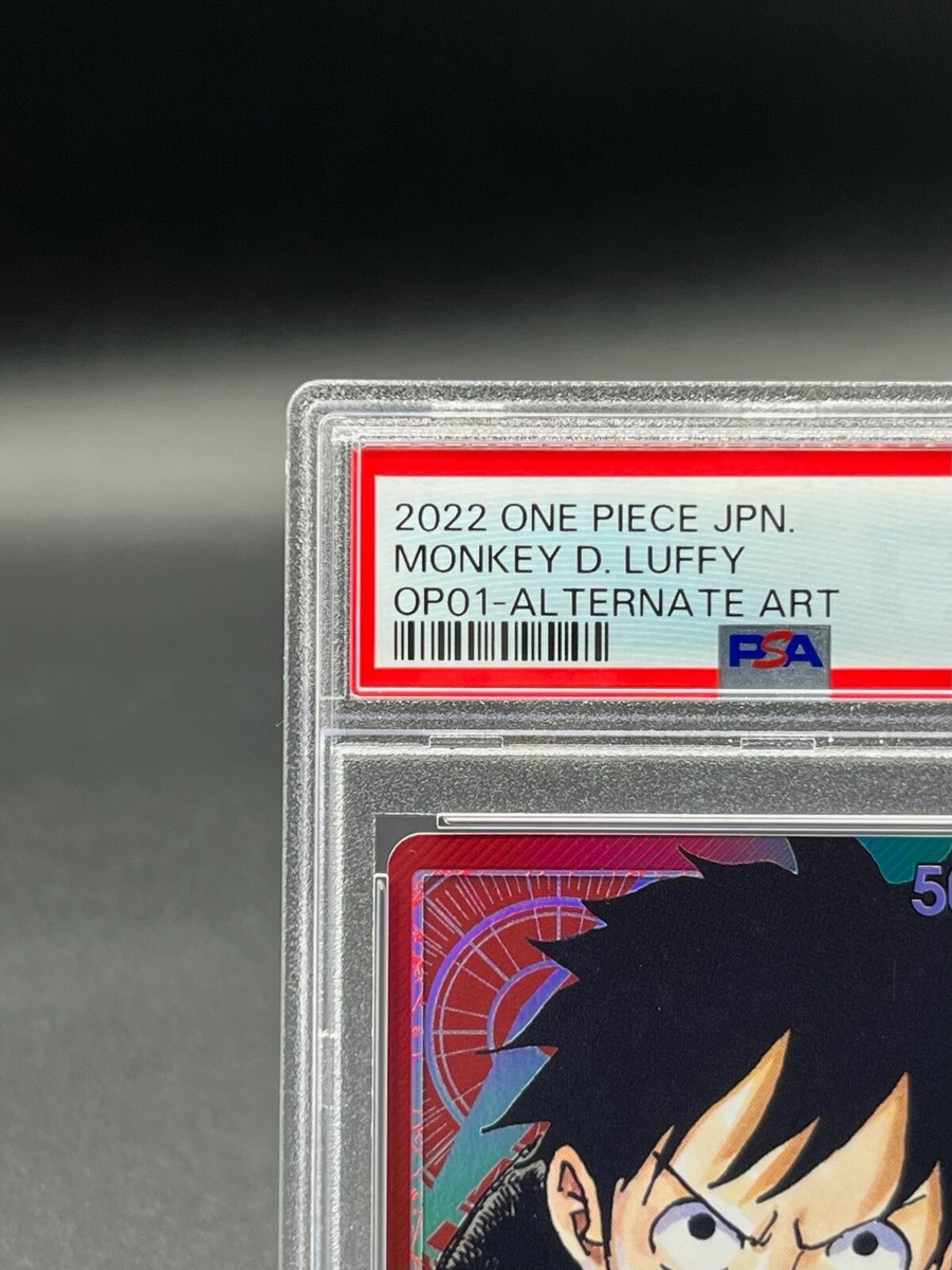 PSA 10 Monkey D Luffy OP01-003 Leader Parallel Romance Dawn PSA 10 Monkey D Luffy OP01-003 Leader Parallel Romance Dawn