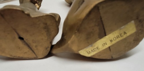 Pair Of WW II Era Ring Holders Siamese Cats with bow ties from Korea - Picture 12 of 12