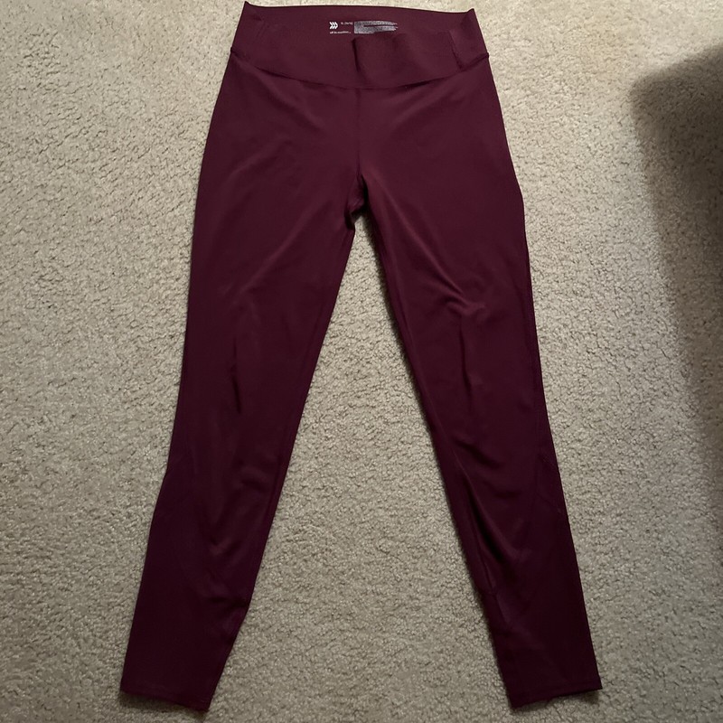 All In Motion Maroon Girls Leggings Size XL 14/16