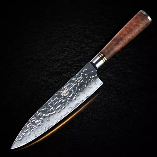 8'' Chef Knife Japanese VG10 Damascus Stainless Steel Kitchen Knives Gyuto Wood