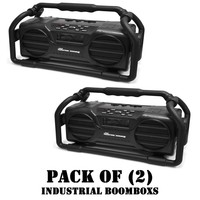 Pack Of (2) Pyle Pjsr350bk Wireless Heavy Duty Boombox Bluetooth Speakers on sale Pack Of (2) Pyle Pjsr350bk Wireless Heavy Duty Boombox Bluetooth Speakers on sale