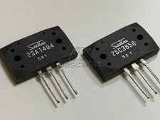1pair - SanKen 2SA1494 + 2SC3858 200W 200V 17A MT200 Transistor "Genuine"