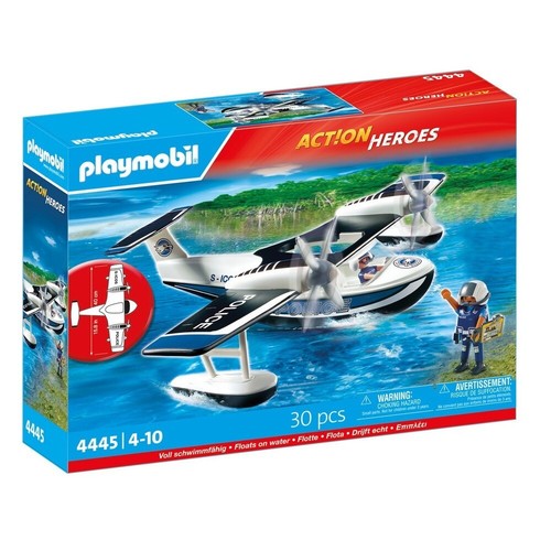 Playmobil Action Heroes Police Seaplane 4445 - Picture 1 of 6