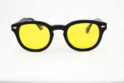 Sunglasses XLAB Black Yellow Gradient Polarized Style Moscot 8004