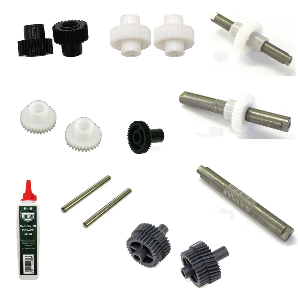 ML-TRAIN, LGB Zahnräder Zubehör Garteneisenbahn für Spur-G Gartenbahn Ersatzteile Anlagenbau