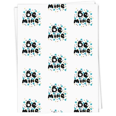 Geschenkpapier / Geschenkanhänger ''Be mine'' (GI038891)