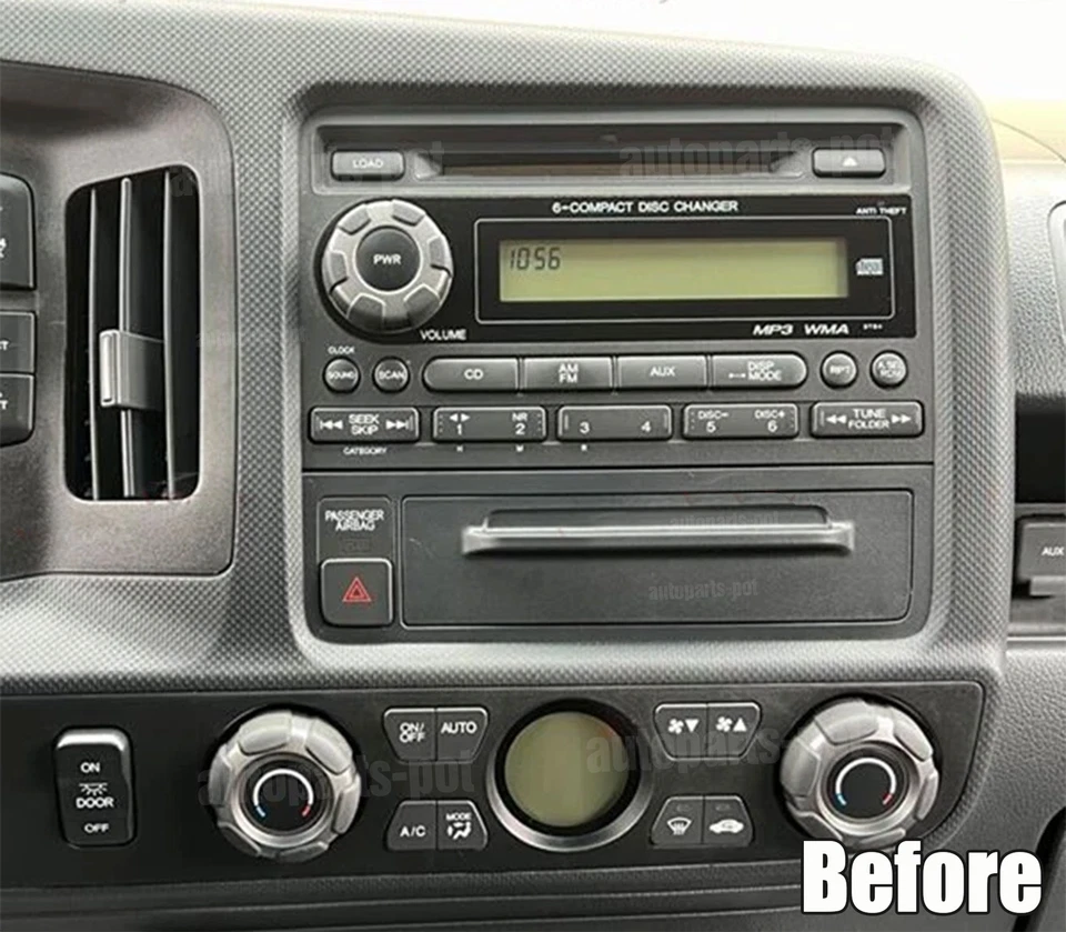 Para Honda Ridgeline 2006-2014 Radio CarPlay Android Auto GPS Unidad Principal Cámara BT Foto 2 de 4