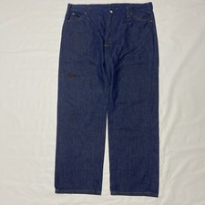 Vintage 60’s Penney Ranchcraft Denim Jeans Blue Talon Foremost 38 29 USA Made