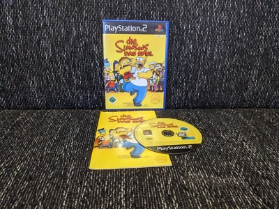 Die Simpsons Das Spiel Playstation 2 Ps2 mit Anleitung Sehr Gut