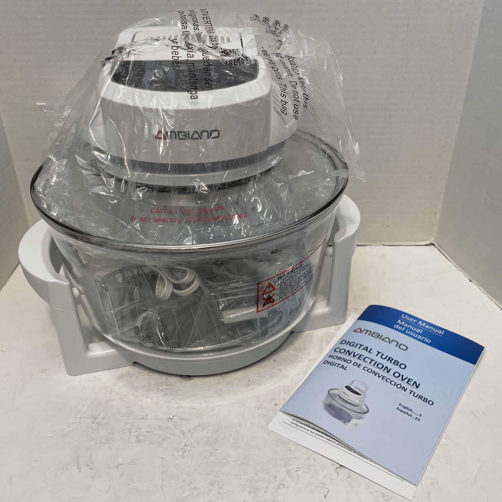 New in Open Box*Ambiano Digital Turbo Convection Oven*51359/CKA17D eBay