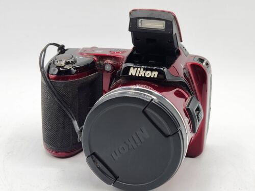 Nikon COOLPIX L810 16,1-MP-Digitalkamera rot für Teile unverändert verkauft. - Bild 1 von 15