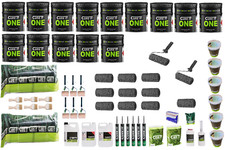 80m2 Cure It One GRP Fibreglass Roofing Kit Anthracite Grey RAL 7016