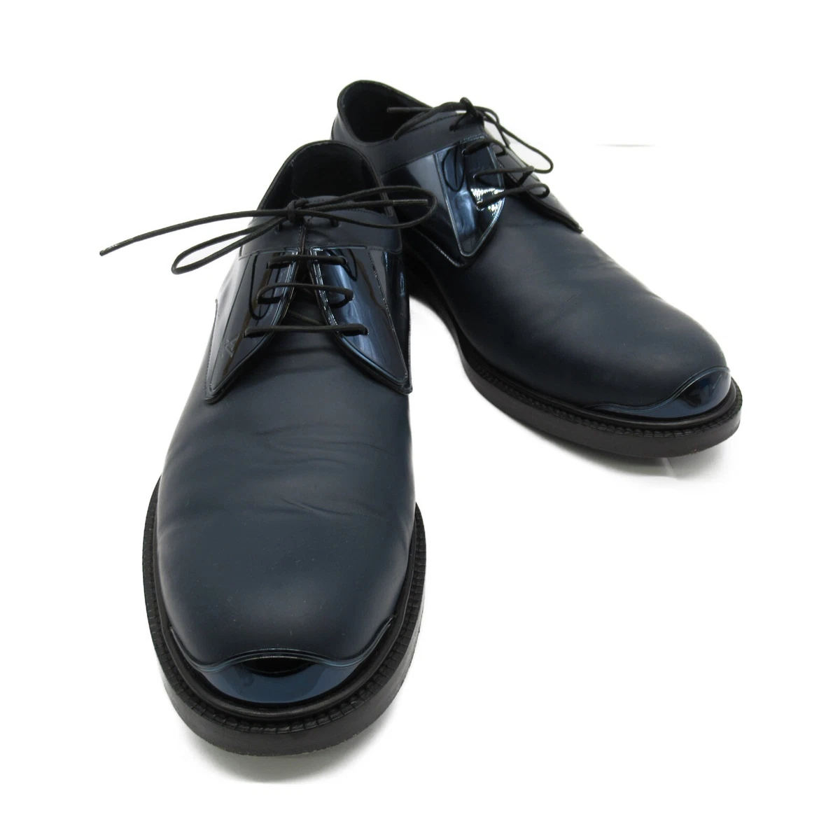 LOUIS VUITTON Business shoes BM0152 leather Blue Used mens 6.5