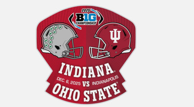 2025 Big 10 Ten Championship Indiana vs Ohio State Pin 2026 CFP | eBay