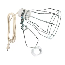 150-Watt 6 ft. 18/2 SPT-2 Incandescent Portable Clamp Work Light with Open Metal