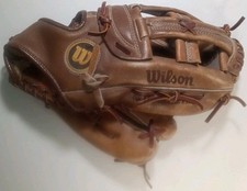 Leather Baseball Glove Wilson Force 2 Mitt A9831 Select American Cowhide Torn