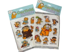 Vintage Garfield Personality Puffy Stickers 1978 Kat’s Meow