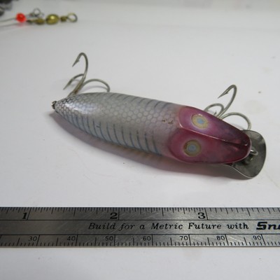 Leurre Vintage Heddon River Runt Spook - Floater 3, Argenté