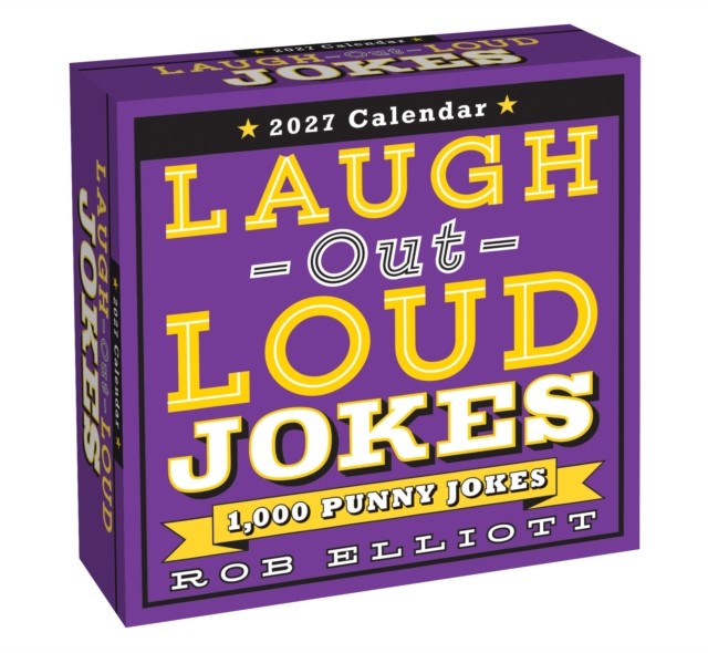 Rackhams Light Laugh-Out-Loud Jokes Desk Calendar 2027, Desk Calendars, Day To View, Humour, Gift - Image 2