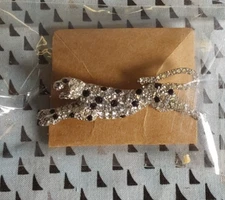 Kenneth Jay Lane KJL For Avon Panther Figural Rhinestones Brooch Pin