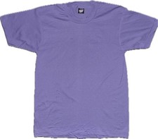 Vintage NOS Blank Large Lavender Screen Stars Best, Single Stitch Made in USA.