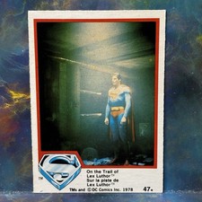 1978 Topps  DC Comics Superman On The Trail Christopher Reeve #47