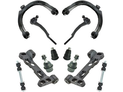54GD11F Front Control Arm Ball Joint Tie Rod and Sway Bar Link Kit Fits Envoy