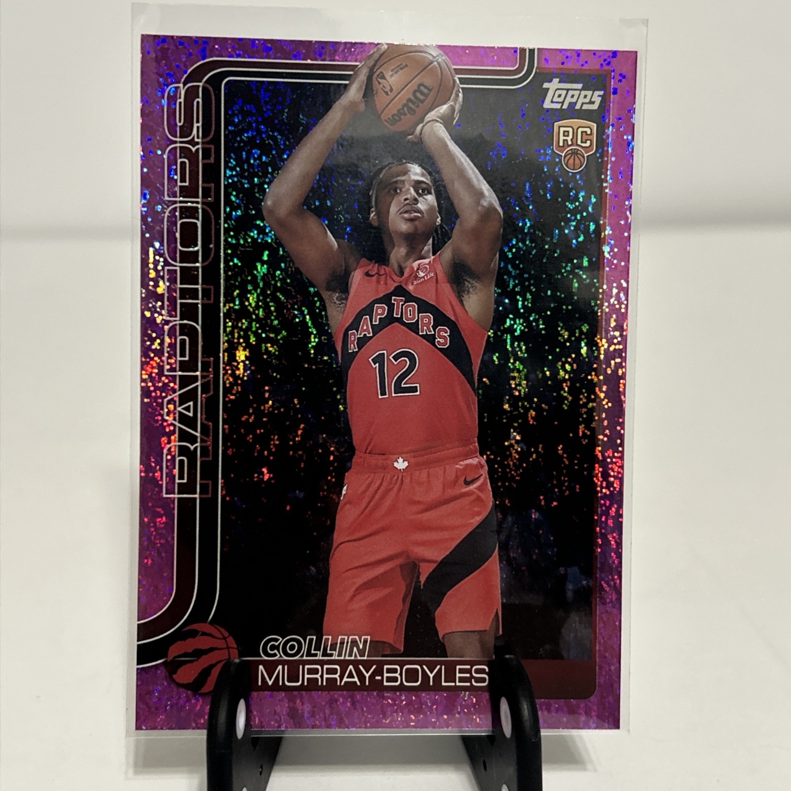 2025-26 Topps Basketball Flagship - Collin Murray-Boyles - Pink Holofoil RC 209