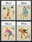 Federal 1991 ** Set Mi 1499-02 Sport Sporthilfe from Upper Edge OR 03117F