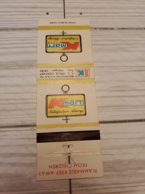 #ad VTG Matchbook Cover Kmart Jupiter Stores A $24.88