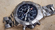 Breitling Avenger Skyland Watch 45mm Steel Automatic Black Chronograph A13380 2