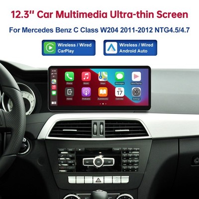 12.3''für Mercedes-Benz C-Class W204 Carplay UltraDünn Touchscreen Bildschirm /
