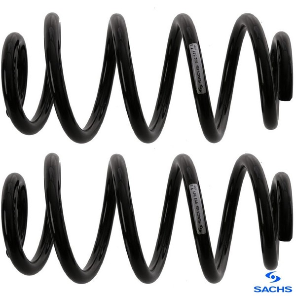2X Fahrwerksfeder Sachs 992341 2 Federn Satz Federnsatz FüR BMW-image