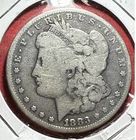 1883CC US Morgan SILVER Dollar! "Carson City" High in Demand! VG! Lower Mintage!