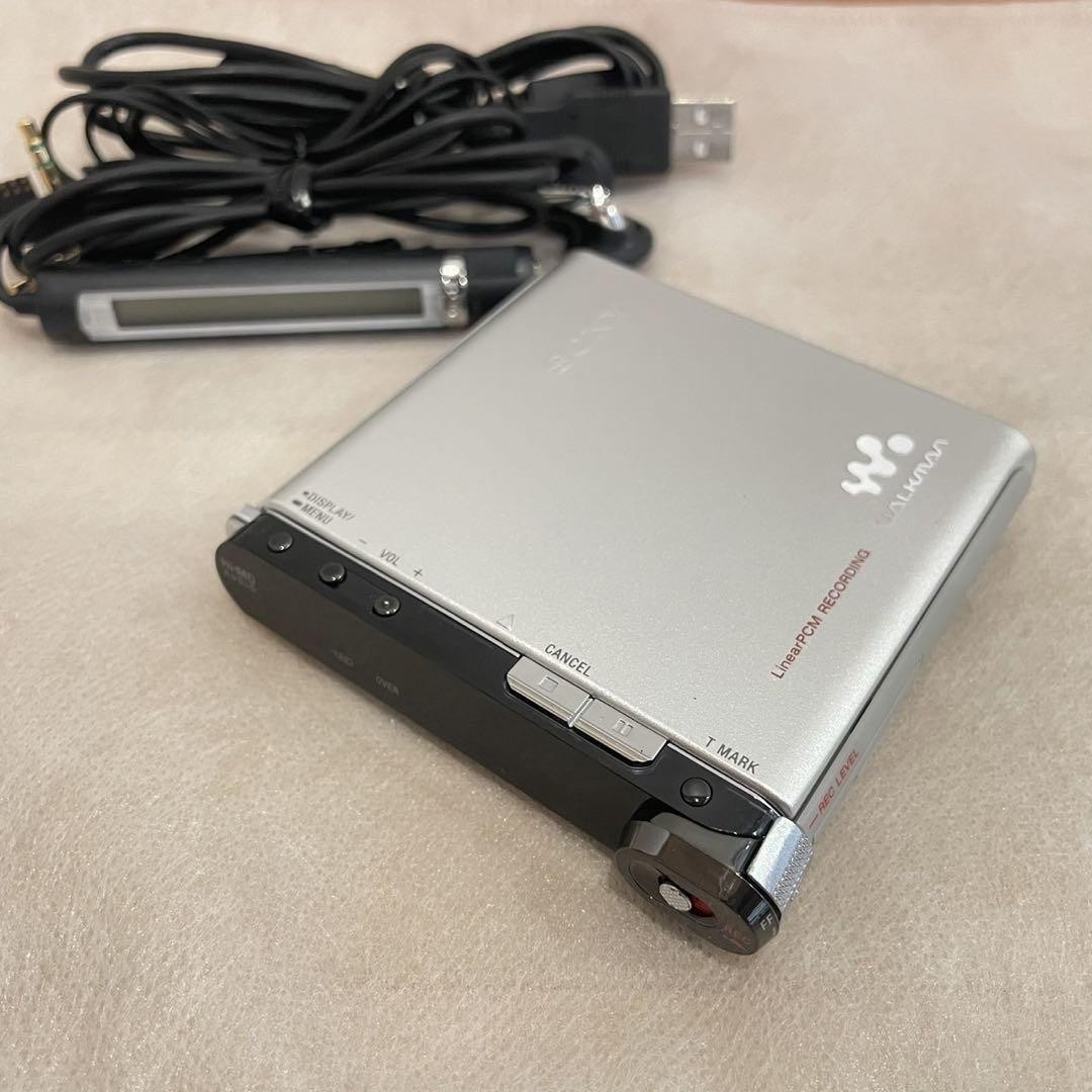 Sony Mz-rh1 Minidisc Recorder Player Hi-md Walkman Mp3 for