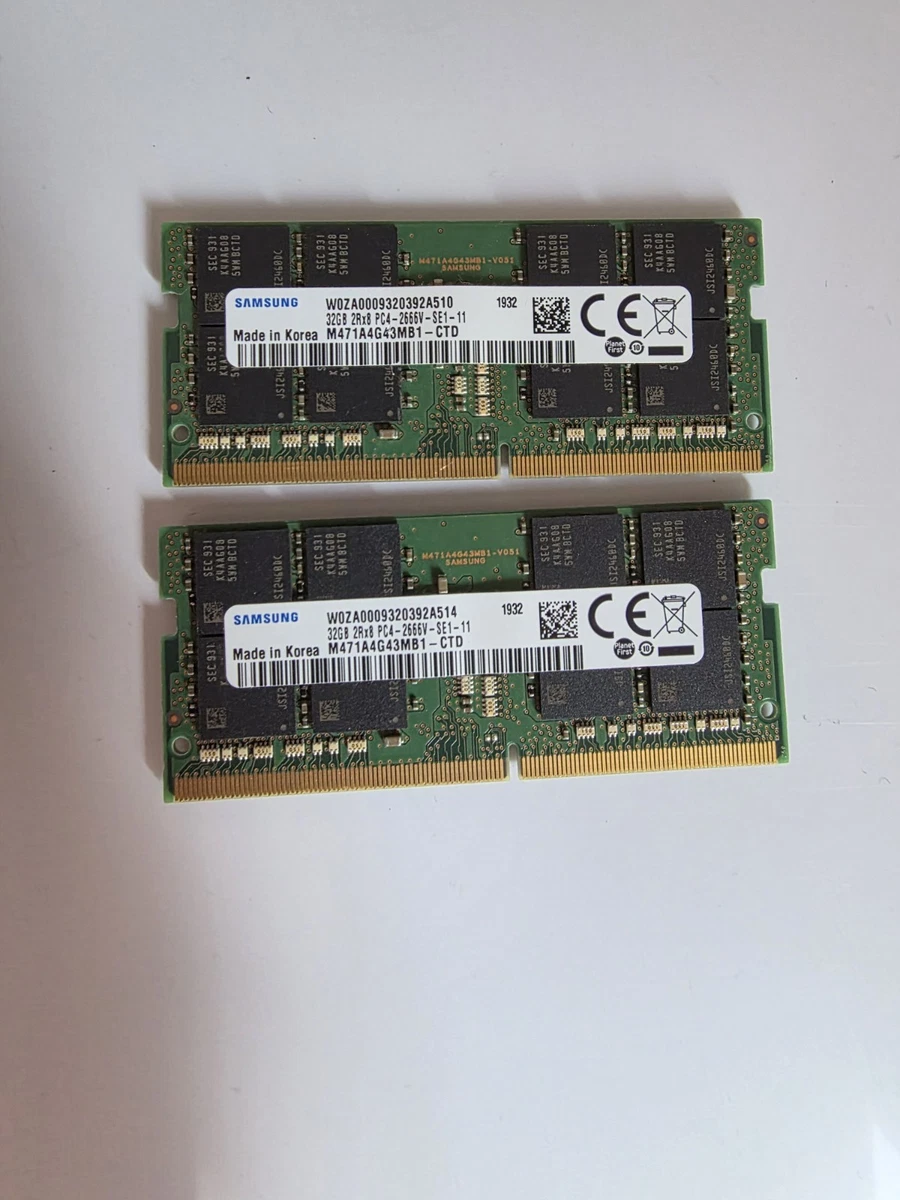 Samsung DDR4 SDRAM 32 GB Total Capacity Memory (RAM) for sale - eBay