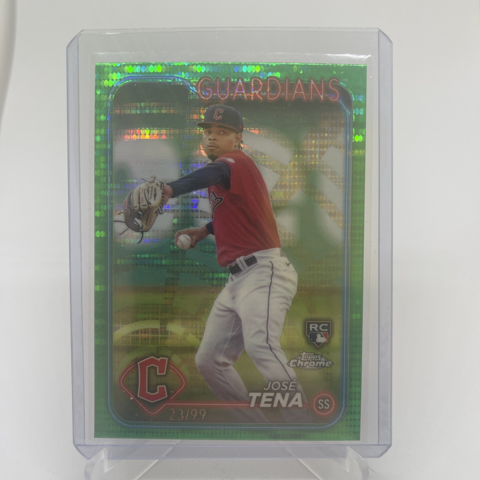 2024 Topps Chrome - Jose Tena #29 Green Sonar(RC) 23/99