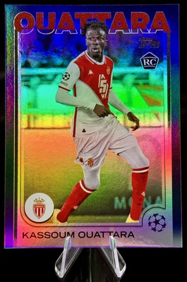 2024/25 Topps UCC Flagship Kassoum Ouattara RC AS Monaco 183/275 Navy Blue #103