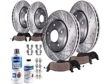 For 2017-2020 Jaguar F-pace Brake Pad And Rotor Kit Detroit Axle 91896sxgh