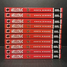 Hellsing Manga Volumes 1-10 Complete Brand New English US Authentic Dark Horse
