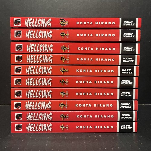 Hellsing Manga Volumes 1-10 Complete Brand New English US Authentic Dark Horse - Picture 1 of 4