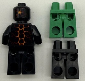 Lego Nexo Knights Minifigure Aaron Fox Legs, Moltor Body, Flame Thrower Legs