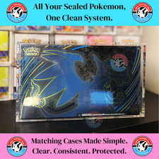 Pokemon Acrylic Case MEGA Charizard X UPC Magnetic Lid SHIPS TODAY