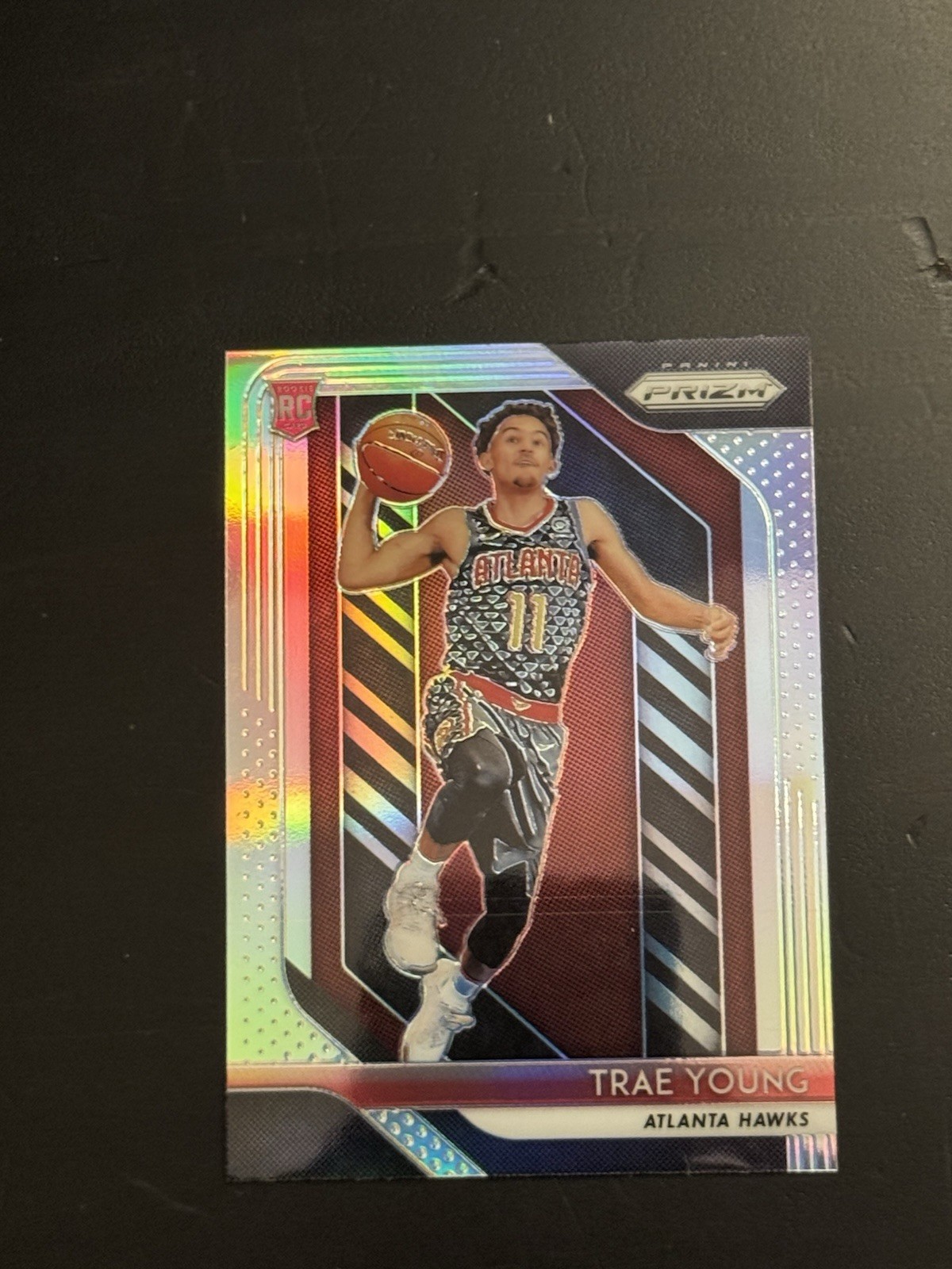Panini Prizm 2018-19 Trae Young Rookie #78 Silver Prizm Atlanta Hawks Basketball