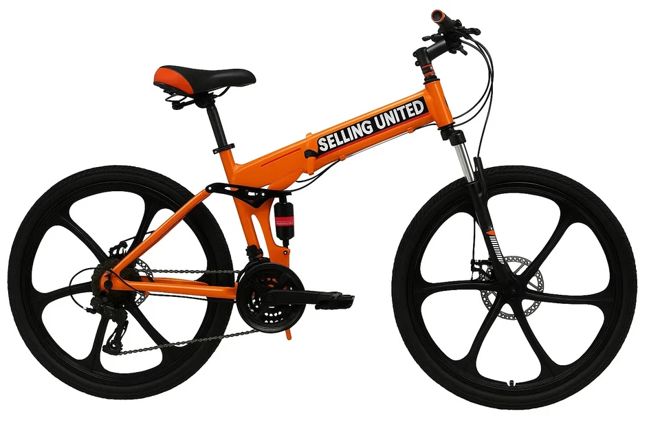 24 Zoll / 26 Zoll Mountainbike Faltrad 21 - Gang Erwachsenenfahrrad Doppelfederung