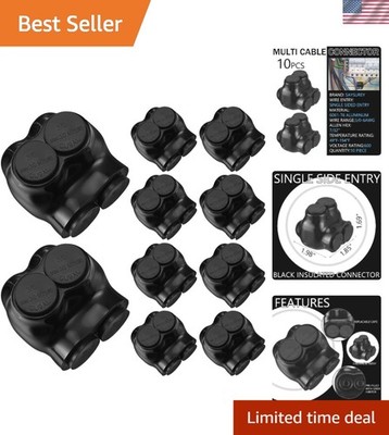 Insulated Multi Tap Connectors, 10 Count   Effortless Installation & Safety