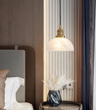 Vintage Style Clear Glass Dome Pendant Light Chandelier (CHLR71) NB