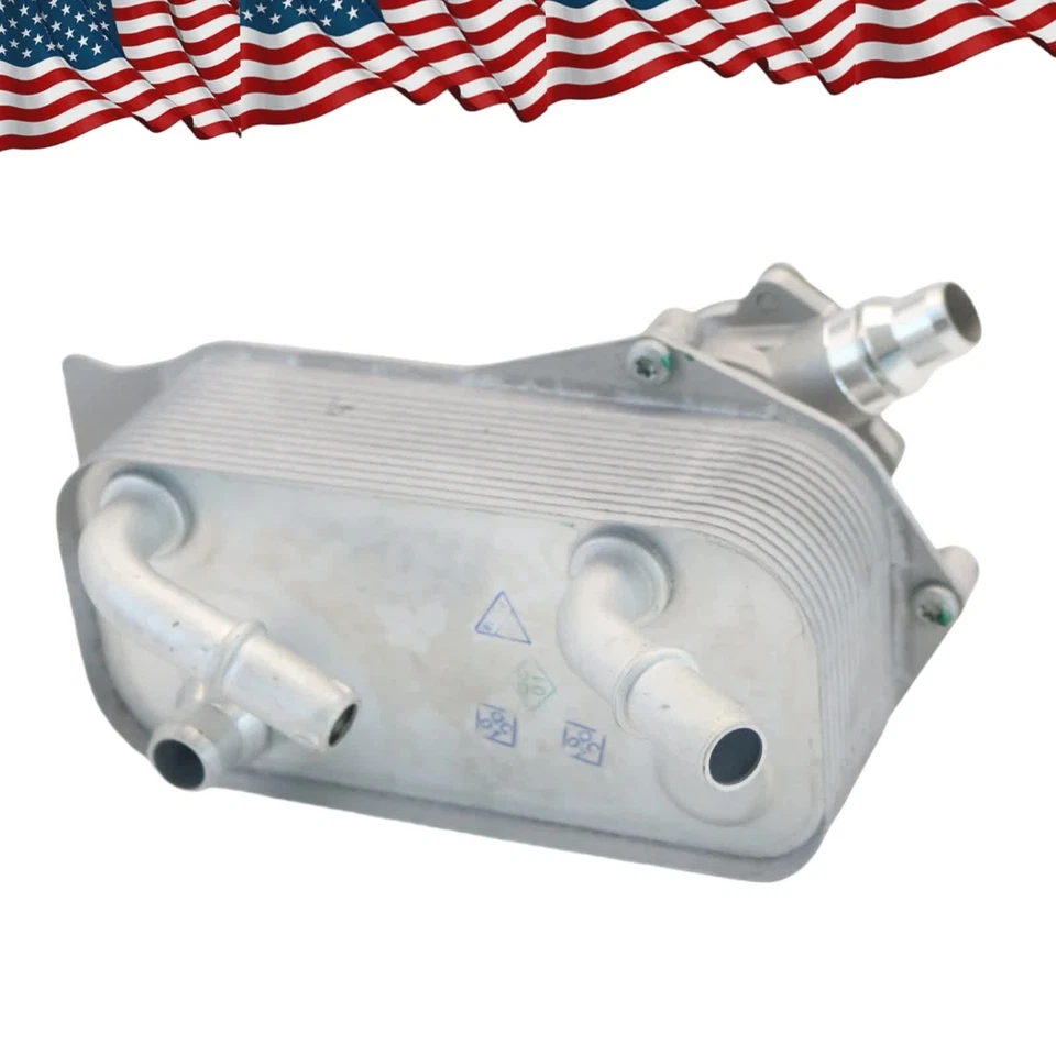Enfriador de aceite del motor para BMW 325i 328i 330i 335i X1 Z4 2,0 L 3,0 L 13 capas de aluminio Foto 2 de 4
