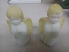 Fenton Angels Praying Figurine Set HP by C. Smith 1985 JA 533